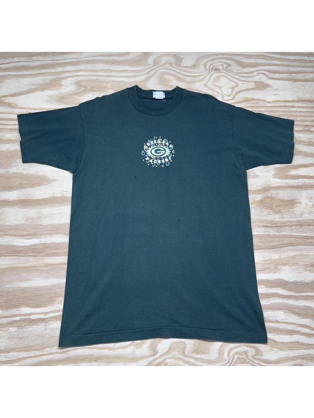 Vintage 90S Nfl Green Bay Packers Football Embroidered Center Logo Tee Sz XL